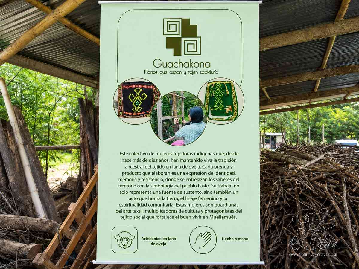 Guachakana, colectivo de tejedoras en lana de oveja, Muellamués, Guachucal