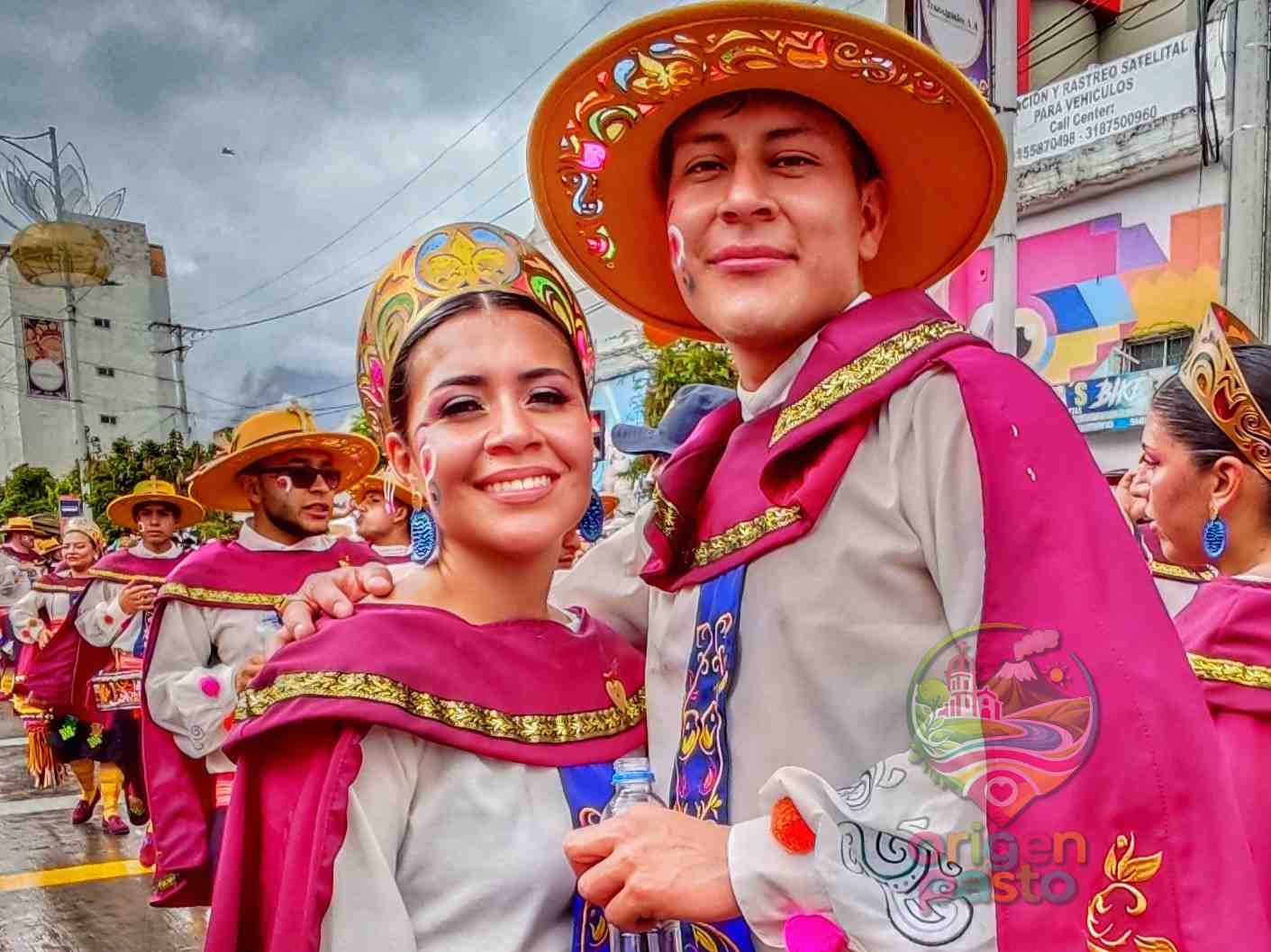 Participación ciudadana en el desfile del Canto a la Tierra, Carnaval de Pasto
