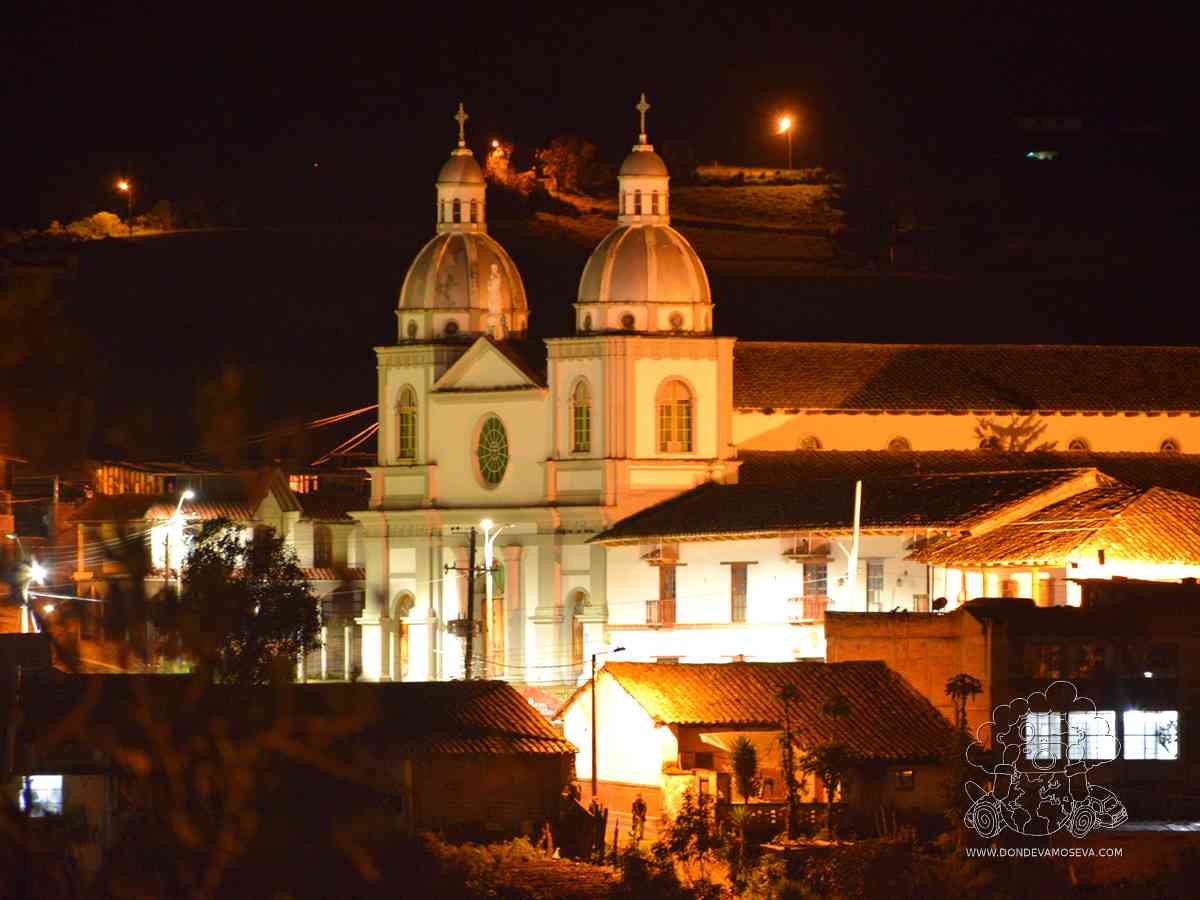 Laguna de San Pedro, Pasto, Nariño, vista nocturna